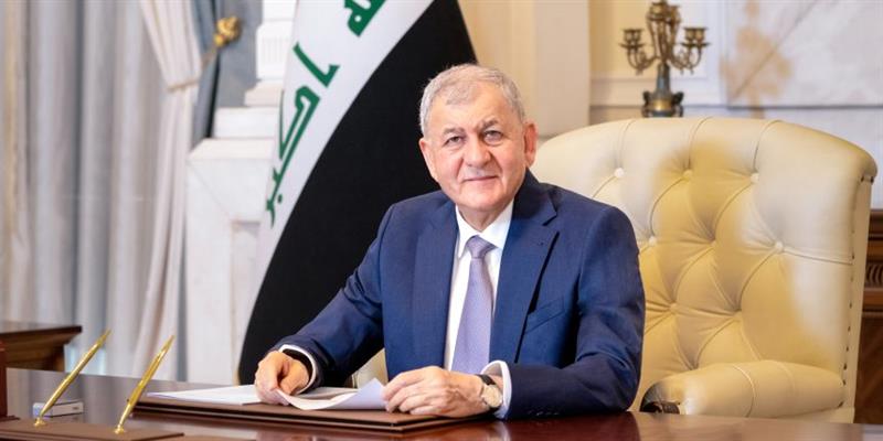 رئيس الجمهورية يهنئ الشعب العراقي بحلول عيد الأضحى